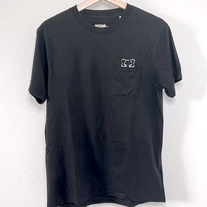 Asics Tiger Pocket T-Shirt, Black, Size Medium, worn few times